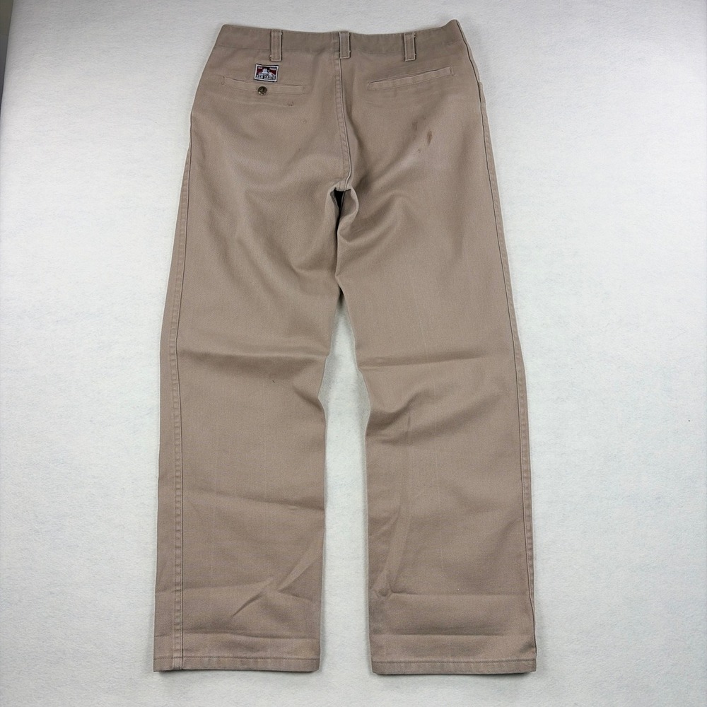 VTG 90s Ben Davis Original Ben's Pants Mens 34x31 Khaki Tan Workwear Straight